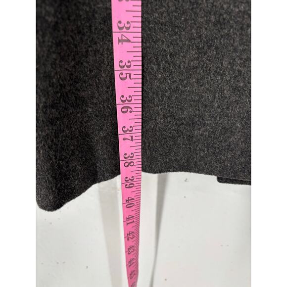 Vintage Cloth Made By Crombie Aberdeen Scotland Mens Overcoat Size 44 Gray - Picture 7 of 12